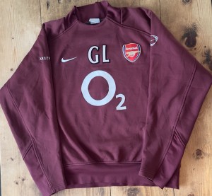 Arsenal Training Top Gary Lewin Issued 2005 2006 Season. for sale on Ebay