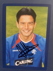 Michael Mols - Glasgow Rangers Fc Sjgned Official Photo Card for sale on Ebay