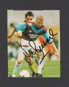 David Burrows [West Ham United] Signed Colour Picture for sale on Ebay