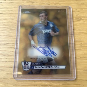 Duncan Ferguson - Everton Topps Premier League Flagship 26/27 Classics Auto /50 for sale on Ebay