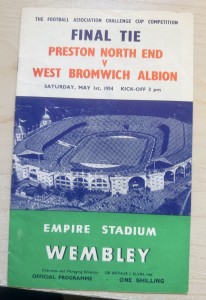 1954 FA CUP FINAL - PRESTON NORTH END V WEST BROMWICH ALBION. OFFICIAL PROGRAMME for sale on Ebay