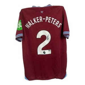 Kyle Walker-Peters Signed Shirt ACG Authentication West Ham Jersey 25/26 Auto for sale on Ebay