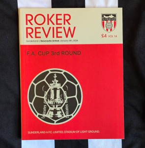 Roker Review Sunderland v Newcastle United FA Cup 3rd Round Programme Jan 2024 for sale on Ebay