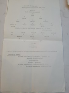 Salisbury FC Reserves V Fareham Town 19.4. 1966 Single Sheet Hants League 1 for sale on Ebay