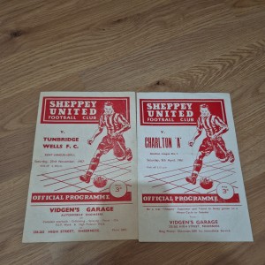 sheppey united fc football programmes for sale on Ebay