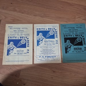 erith & belvedere fc football programmes for sale on Ebay
