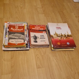 Huge Job Lot x 70 Vintage Manchester United Football Programmes 1958 - 2008 for sale on Ebay