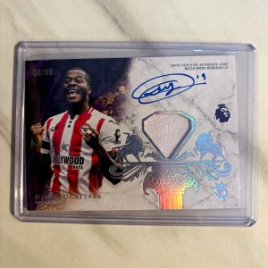 Topps Royalty PL 2026 Dango Ouattara Brentford Relic Signatures Auto /99 RRA-DO for sale on Ebay