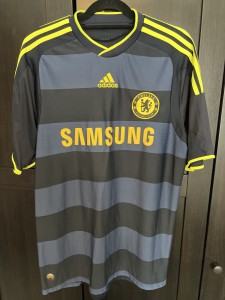 CHELSEA 2009/2010 AWAY FOOTBALL SHIRT ADIDAS SOCCER JERSEY MENS MEDIUM for sale on Ebay