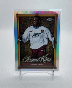 Topps 2025-26 Premier League Dwight Yorke Chrome King Insert #CK 2 Aston Villa for sale on Ebay