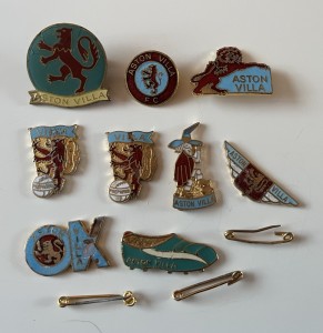 Job Lot 2 Aston Villa Football Enamel Pin Badges AEW Coffer DAMAGED  for sale on Ebay