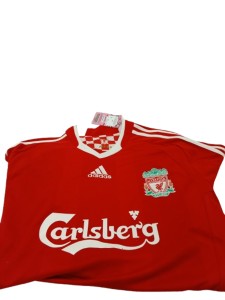 Liverpool FC Adidas 2008-10 Home Football Shirt Carlsberg Adult Size XL Torres 9 for sale on Ebay
