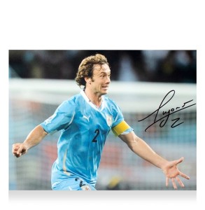 Diego Lugano Signed Uruguay Photo with COA for sale on Ebay