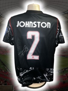 Hand Signed ALISTAIR JOHNSTON Canada Football Away Shirt - COA 2 for sale on Ebay