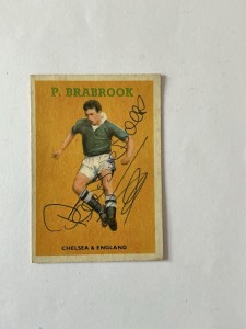 PETER BRABROOK  Chelsea & England  Signed A&BC Card. for sale on Ebay
