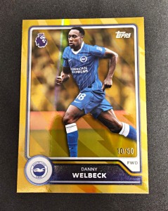 Topps Premier League 2026/27 Danny Welbeck Brighton & Hove Albion #88 Gold 10/50 for sale on Ebay