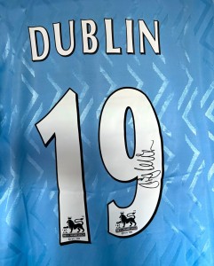 Coventry City Home Shirt signed by Dion Dublin for sale on Ebay