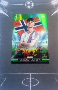 Topps Premier League Flagship 26/27 Jorgen Strand Larsen FTF 1/99 Crystal Palace for sale on Ebay