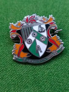 Vintage Aberystwyth Town FC Enamel Football Club Crest Badge Pin Welsh Soccer for sale on Ebay