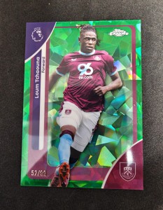 Topps Chrome Premier League 2025-26 Loum Tchaouna Burnley FC #53 52/99 for sale on Ebay