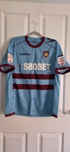 West Ham Away Shirt, 2011-13, Noble 16 & Npower Sleeve Sponsor RARE Size M for sale on Ebay