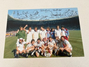 West Ham United Multi Signed 1980 FA Cup Final Photo West Ham Autograph COA for sale on Ebay