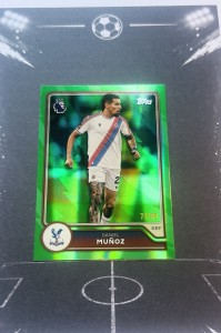 26/27 Topps Premier League Daniel Munoz Green Foil /99 #110 Crystal Palace for sale on Ebay