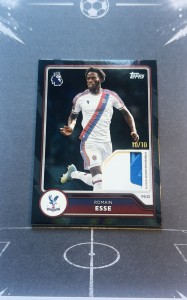 Romain Esse Patch 10/10 Topps Premier League Flagship 26-27 Crystal Palace 10/10 for sale on Ebay