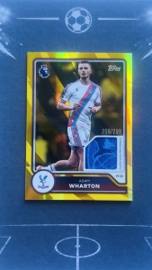 2026-27 Topps Premier League Adam Wharton, Crystal Palace Sick Patch /299 for sale on Ebay