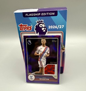 Topps Premier League Flagship 2026-27 Adam Wharton Crystal Palace Relic 102/199 for sale on Ebay