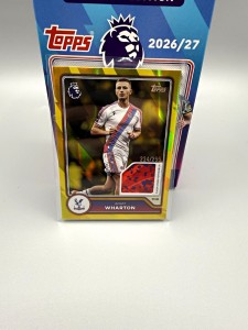 Topps Premier League Flagship 2026/27 Adam Wharton Crystal Palace Relic 234/299 for sale on Ebay