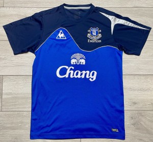 Everton vintage 09/10 Shirt - Med Le Coq Sportif Chang - Training Football home for sale on Ebay