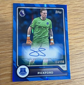 Topps Premier League 2026/27 Jordan Pickford Everton Autographs Auto #Ac-Jpi for sale on Ebay