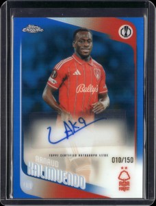 Arnaud Kalimuendo Auto /150 - Nottingham Forest - 2025-26 Topps Chrome UCC for sale on Ebay