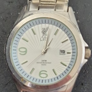 Liverpool FC Quartz Wristwatch with Date Display, 3 ATM Water Resistant Bracelet for sale on Ebay