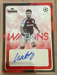 Topps UCC Knockout 2024/25 Ollie Watkins Aston Villa Auto /10  for sale on Ebay
