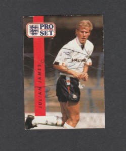 Julian James [Luton Town] Signed PRO SET Card #120 for sale on Ebay