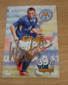 Genuine Chris Wood Leicester City Hand Signed True Colours Card for sale on Ebay