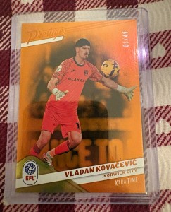 Panini 2025-26 Prestige EFL Premier League Vladan Kovacevic Norwich /49 for sale on Ebay