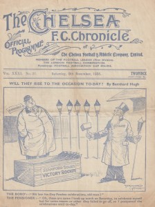 CHELSEA v MIDDLESBROUGH 1935/36 Rare Match Day Program for sale on Ebay