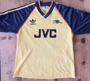 Arsenal Away Shirt Adidas. Title Winning Shirt 1989 Size Medium for sale on Ebay