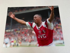 Ian Wright Signed Arsenal Photo Arsenal Autograph COA for sale on Ebay