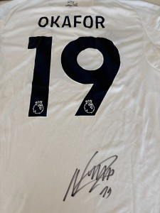 Noah Okafor Signed Leeds United Home Shirt Leeds Autograph COA for sale on Ebay