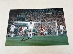 Allan Clarke Signed Leeds United Photo Leeds Autograph COA for sale on Ebay