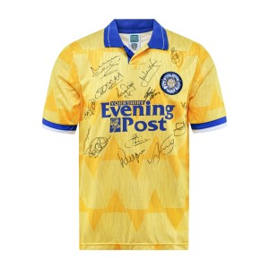 Leeds United Multi Signed 1991 1992 Champions Away Shirt Leeds Autograph COA for sale on Ebay