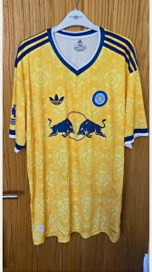 adidas Leeds United Away Shirt Yellow 3XL Adults Short Sleeve for sale on Ebay