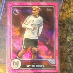 Topps Premier League 2024/25 Emile Smith Rowe Fulham #142 Pink Parallel 031/399 for sale on Ebay