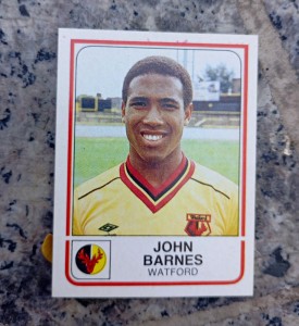 PANINI Football 84 John Barnes Watford 1984 Player Portrait Sticker #326 for sale on Ebay