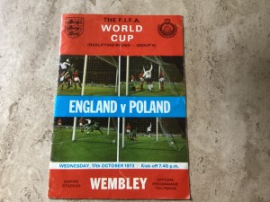 England V Poland 17 Oct 1973 Match Programme for sale on Ebay