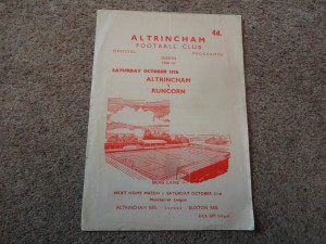 Altrincham V Runcorn 60/61 Cheshire County League Programme. for sale on Ebay
